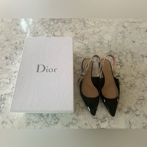 Christian Dior J’Adior Ballet Slingbacks, 37.5